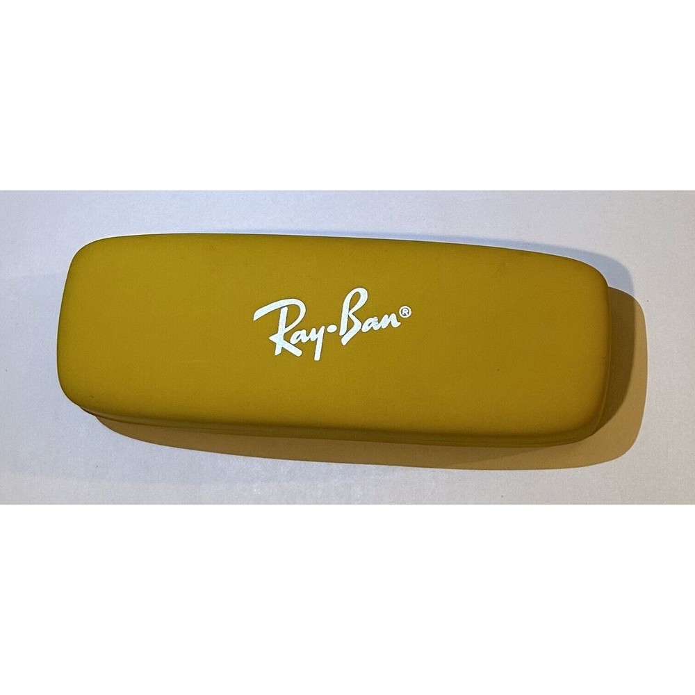 Ray Ban Glasses Hardshell Case Yellow Outside Red Inside